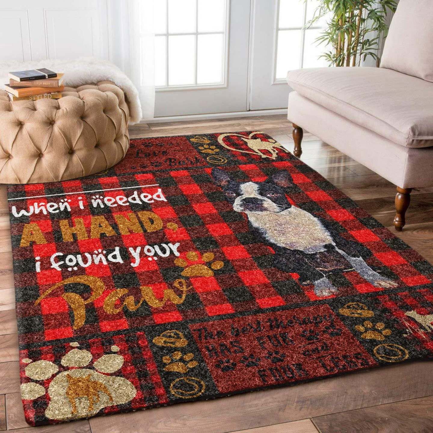 Boston Terrier Rug Carpet