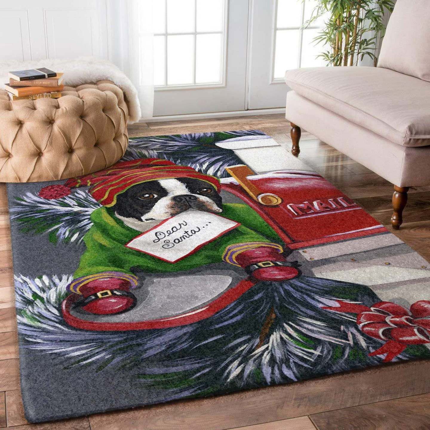 Boston Terrier Rug Carpet