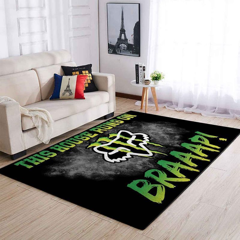 Braaap Motorcycles Monster Energy Nice Gift Area Rug Carpet