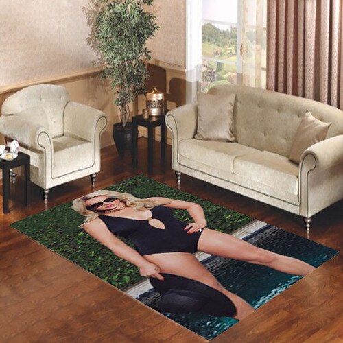 Britney Spears swiming swuit Living room carpet rugs