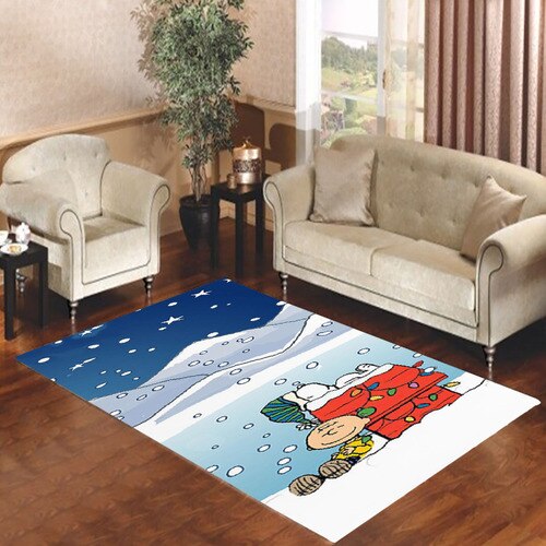 CHARLIE BROWN CHRISTMAS Living room carpet rugs