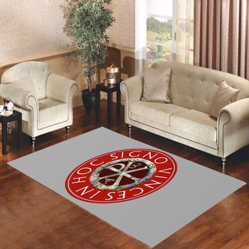 CHI RHO MONOGRAM Living room carpet rugs