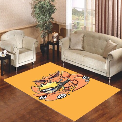 CHIBI NARUTO AND KYUBI Living room carpet rugs