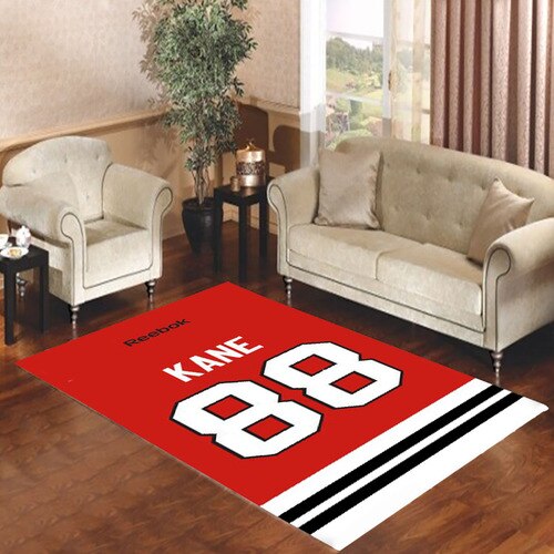 CHICAGO BLACKHAWKS PATRICK KANE JERSEY BACK Living room carpet rugs