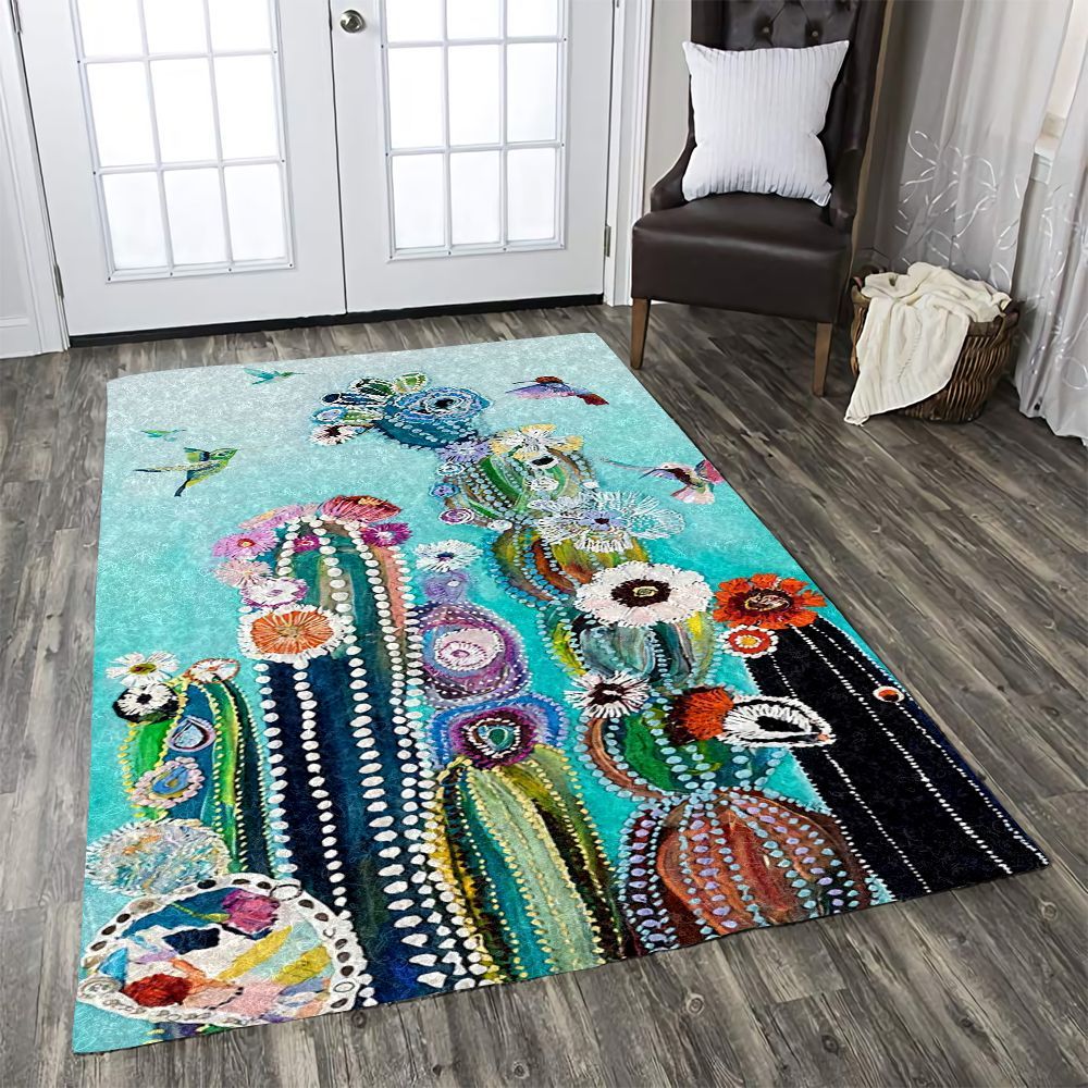 Cactus And Hummingbird TDT Rug