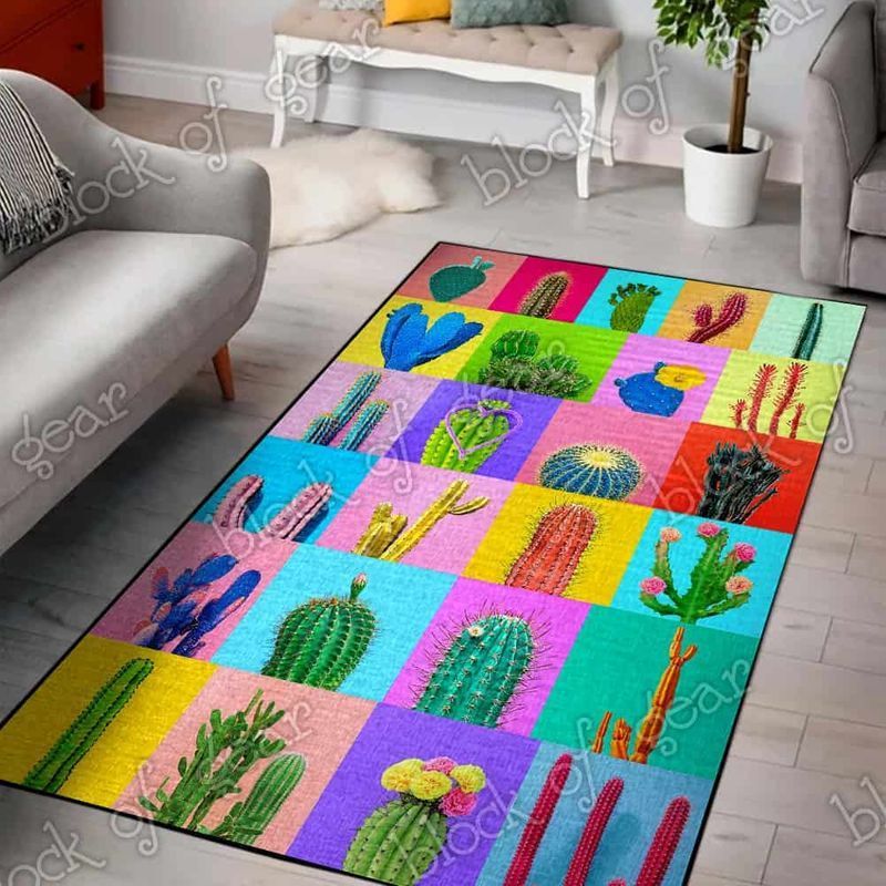 Cactus Living Room Rug Carpet