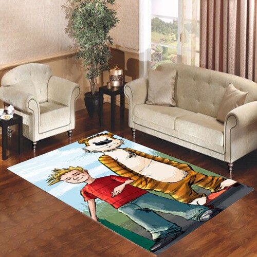 Calvin And Hobbes 2 Living room carpet rugs