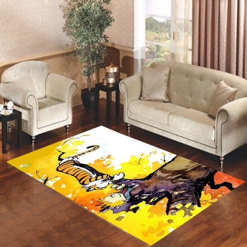 Calvin And Hobbes 3 Living room carpet rugs