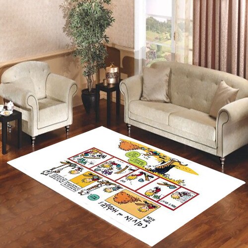 Calvin And Hobbes Comics Trip Living room carpet rugs