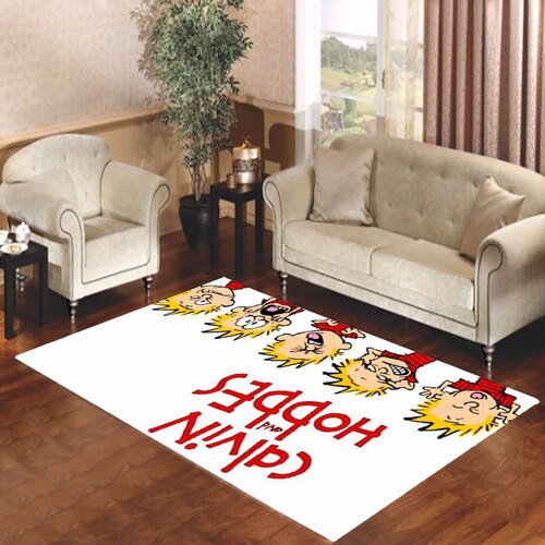 Calvin And Hobbes cute Living room carpet rugs