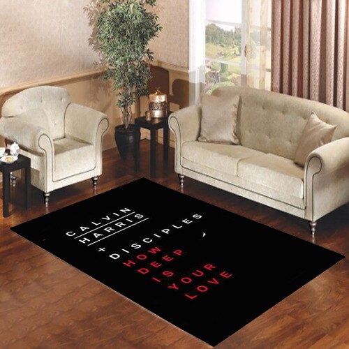 Calvin Harris How Deep is Your Love Living room carpet rugs