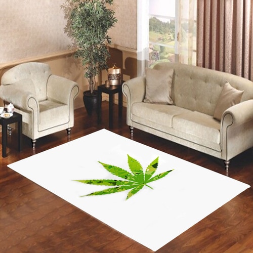 Cannabis Marijuana Weed Inspired Living room carpet rugs