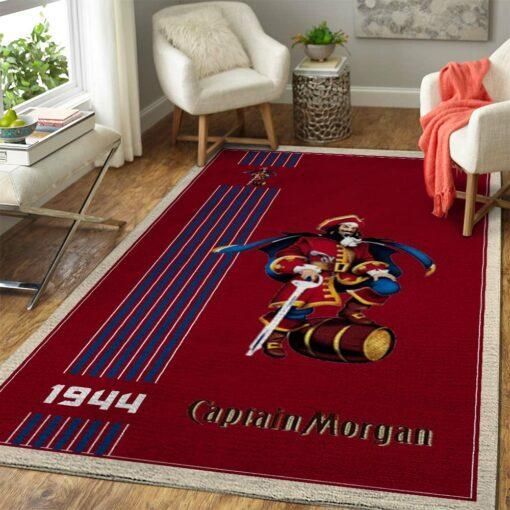 Captain Morgan Area Rug, Floor Carpet