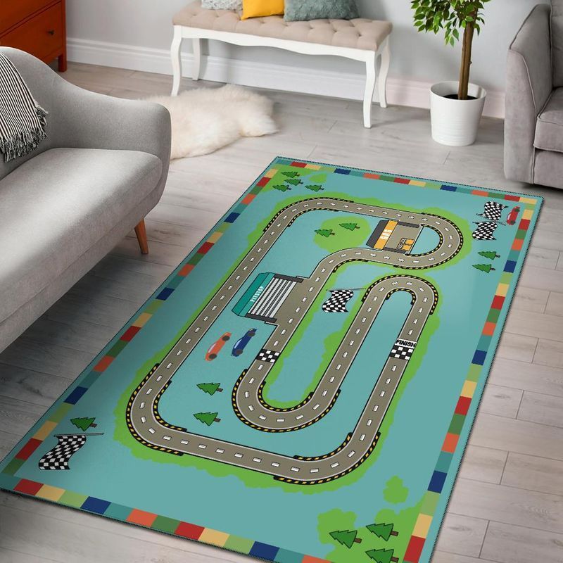 Car Track Area Rug Carpet