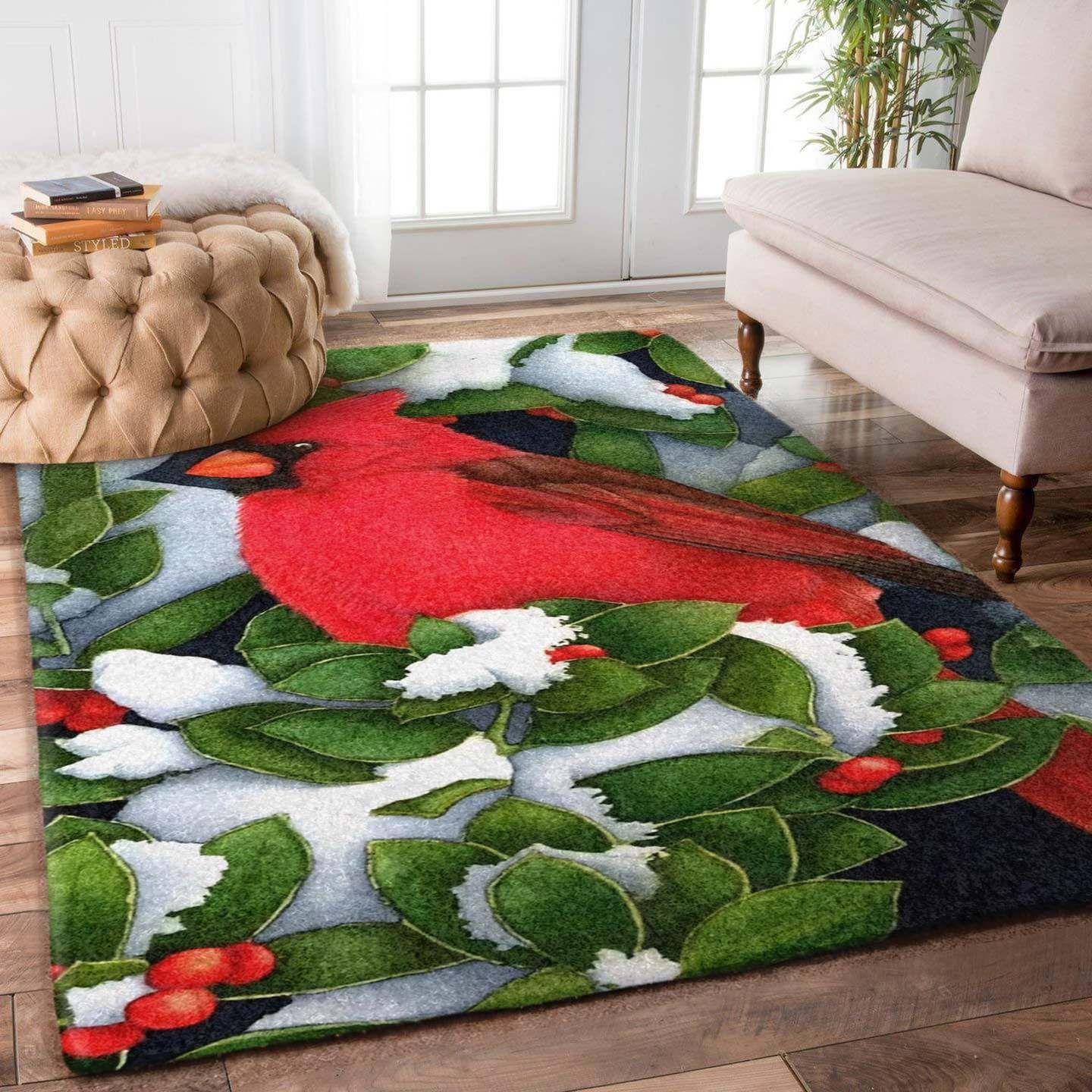 Cardinal Bird Rug Carpet