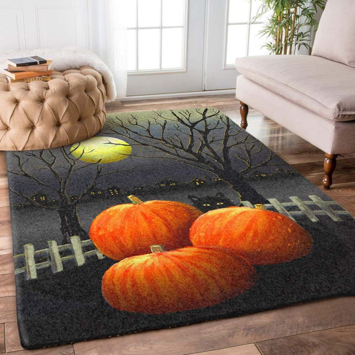 Cat Halloween Rug Carpet