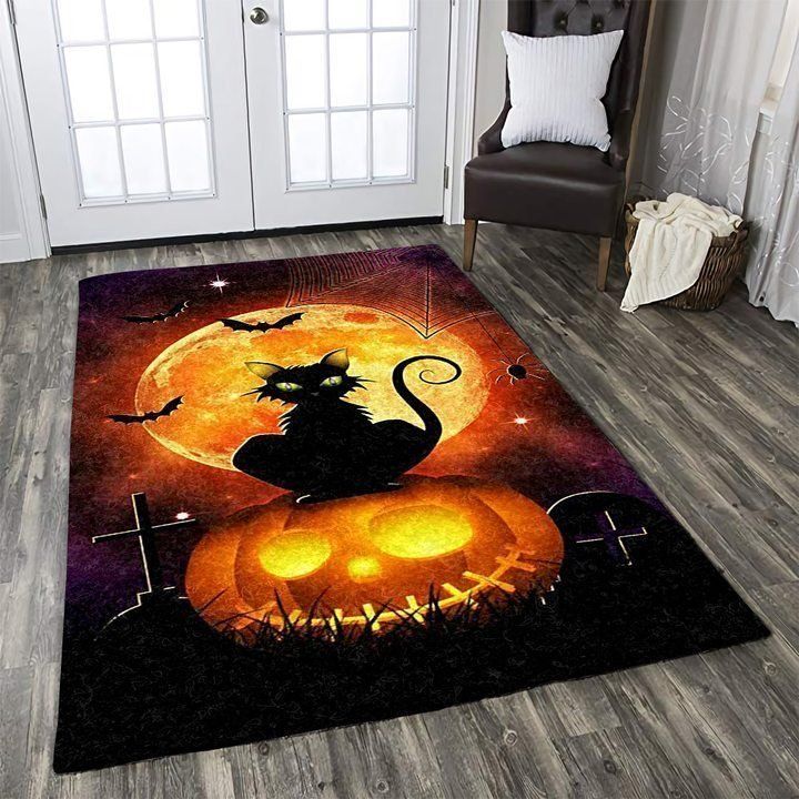 Cat Halloween Rug Carpet