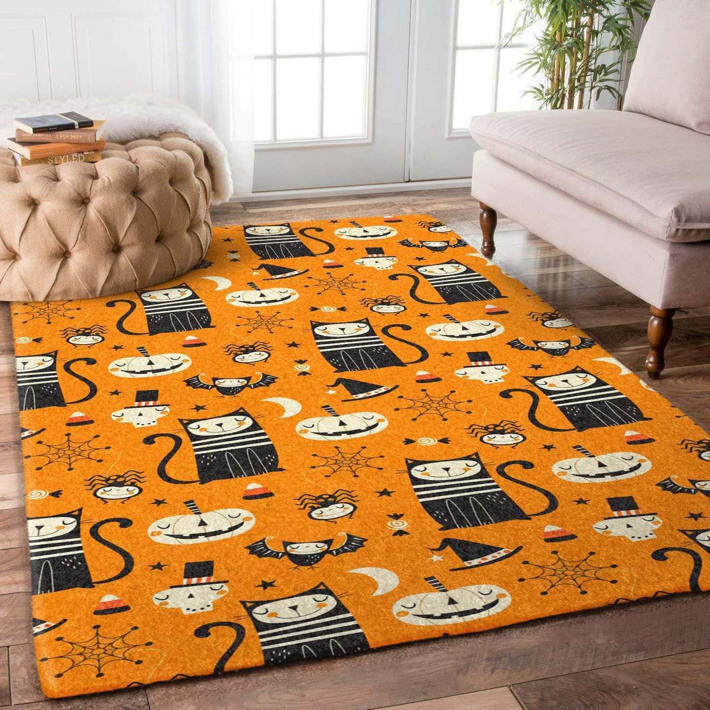 Cat Halloween Rug Carpet