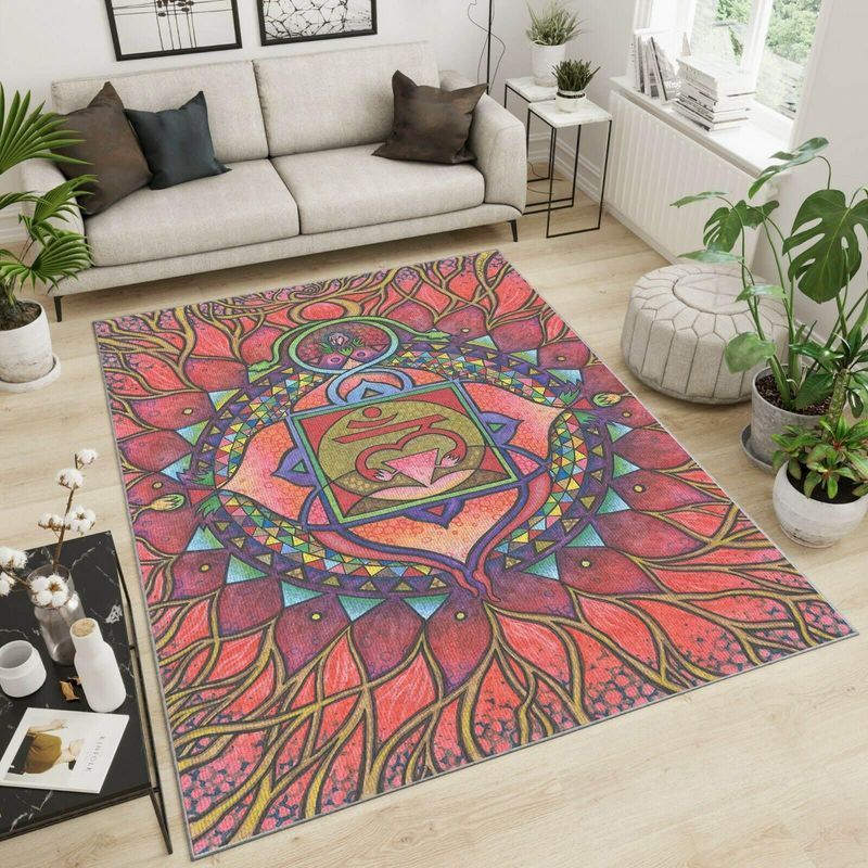 Chakra Rug Carpet Mat All Over Print