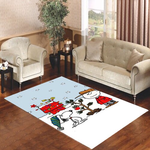 Charlie Brown Christmast Living room carpet rugs