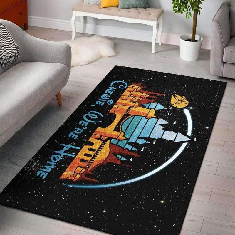 Chewie We Are Home All Over Print Rug Carpet