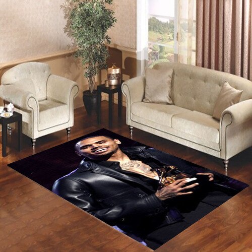 Chris Brown Grammy Living room carpet rugs