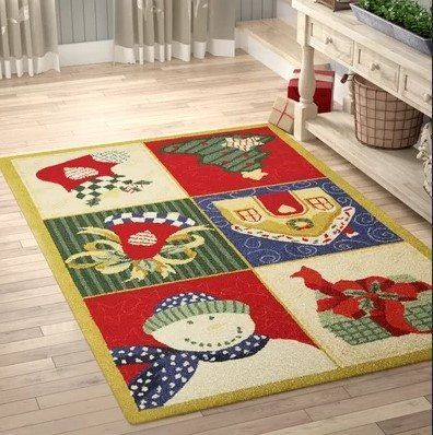 Christmas Theme Rug Carpet