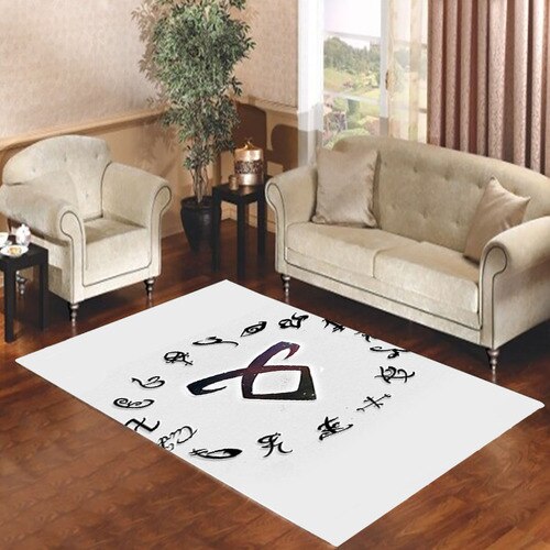 City Of Bones Power Logos Living room carpet rugs