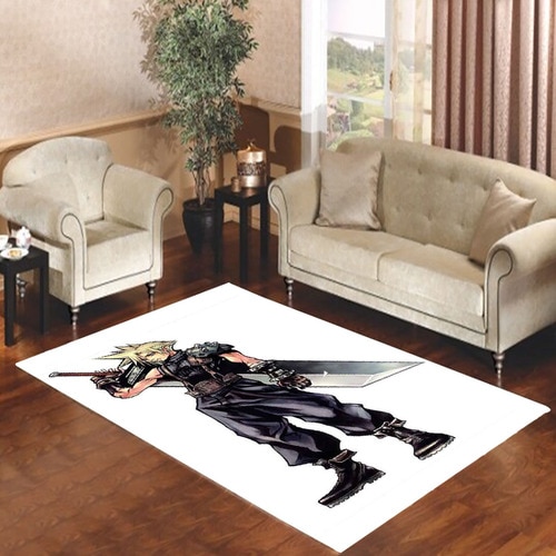 Cloud Strife Final Fantasy Living room carpet rugs