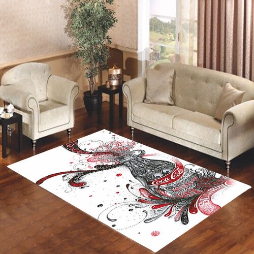 CocaCola Art Living room carpet rugs