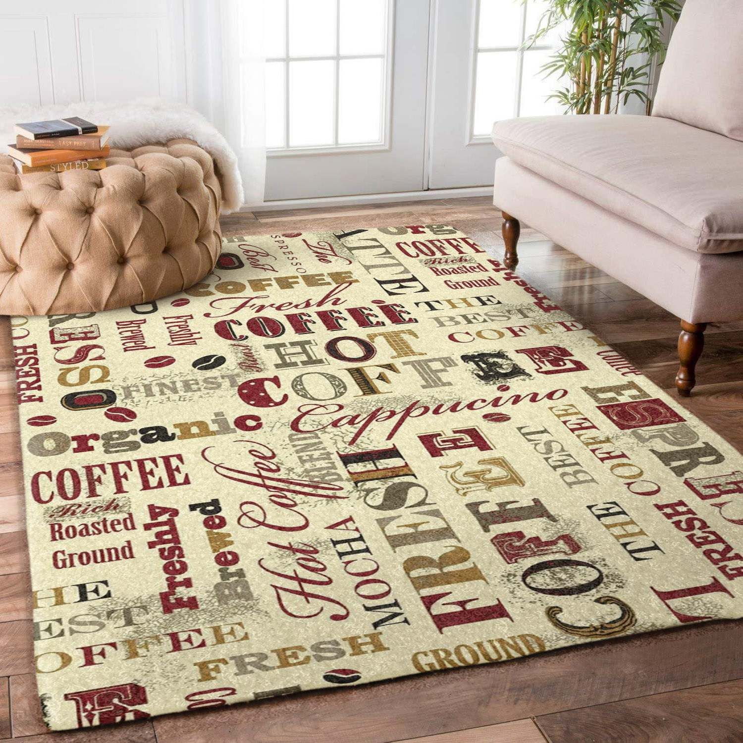 Coffee AV59445 Rug Carpet