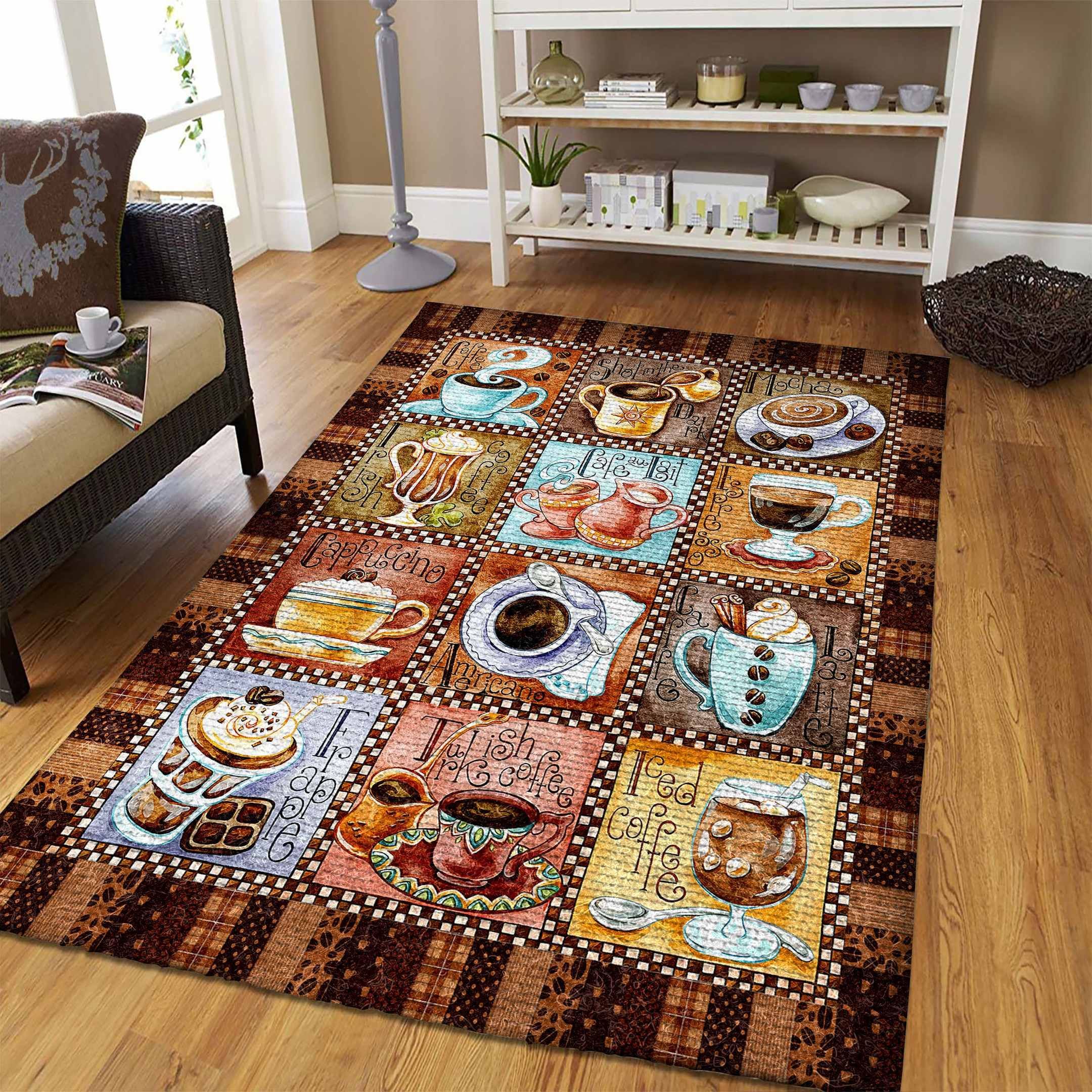 Coffee HM73374 Rug Carpet