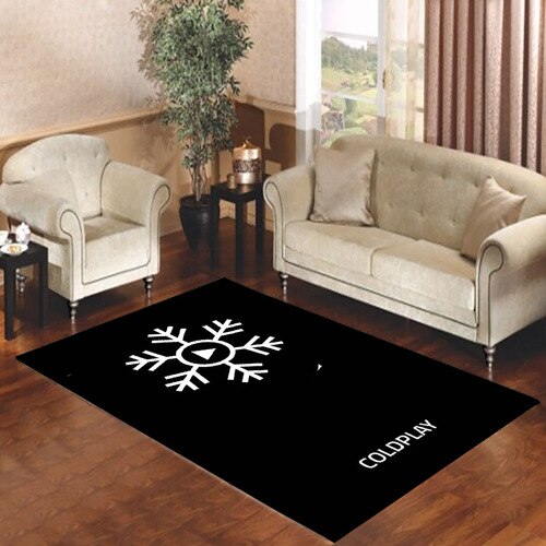 Coldplay in black Living room carpet rugs