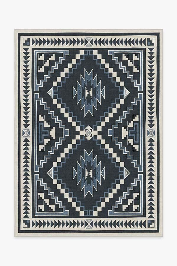 Native American Dakotah Ivory Blue Carpet