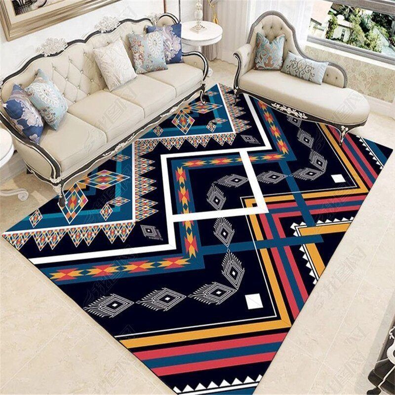 Nordic Modern 3d Flower American Style Rug Carpet