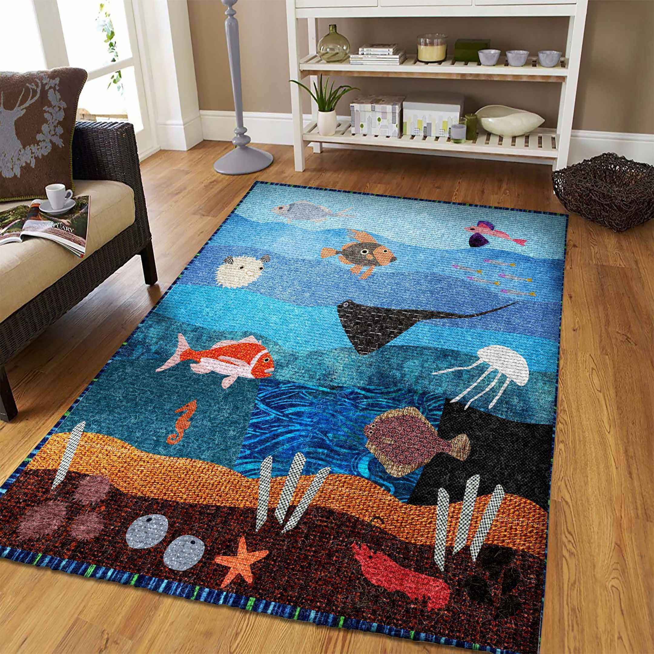 Ocean Scene XG85836 Rug Carpet