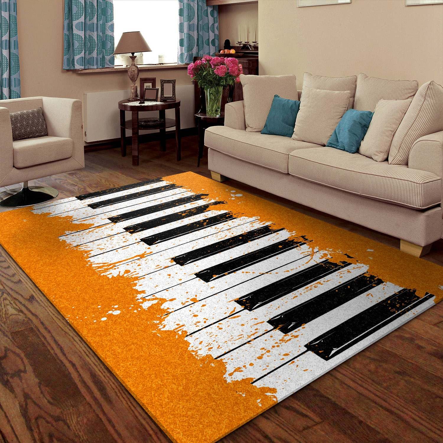 What Size Rug Under Baby Grand Piano