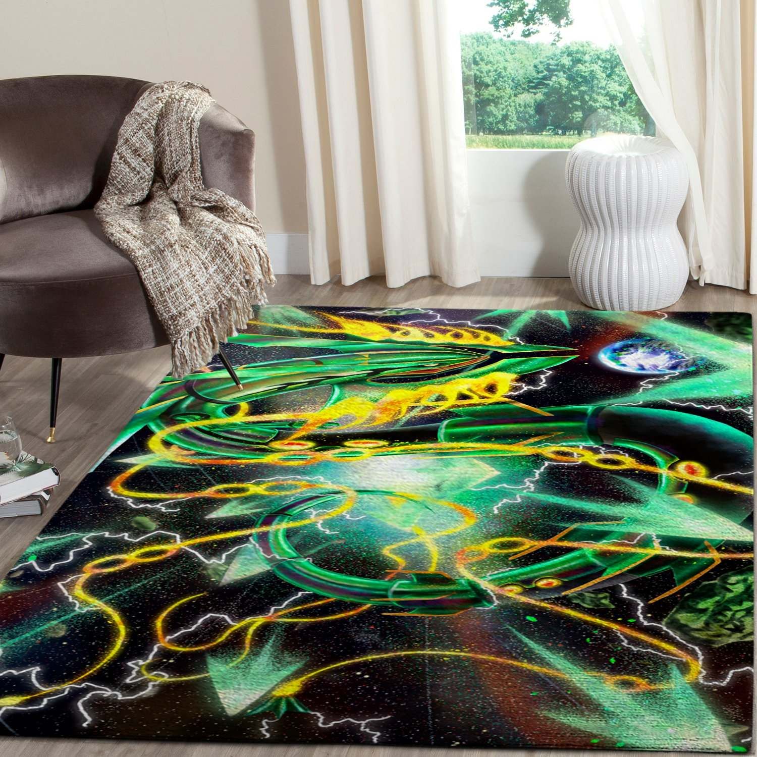 Pokemon Area Rug, Gaming Floor Carpet