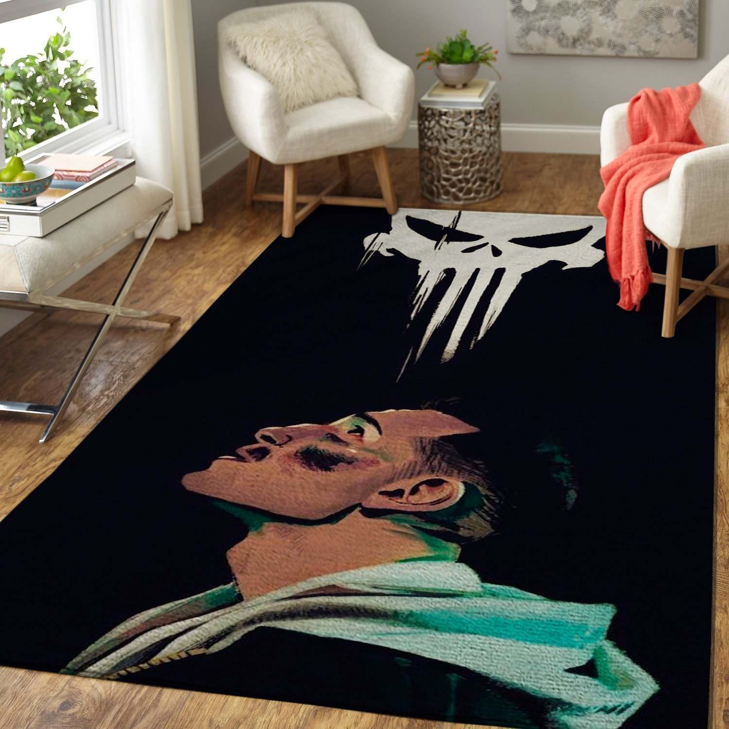 Punisher Area Rug Carpet – Home Decor