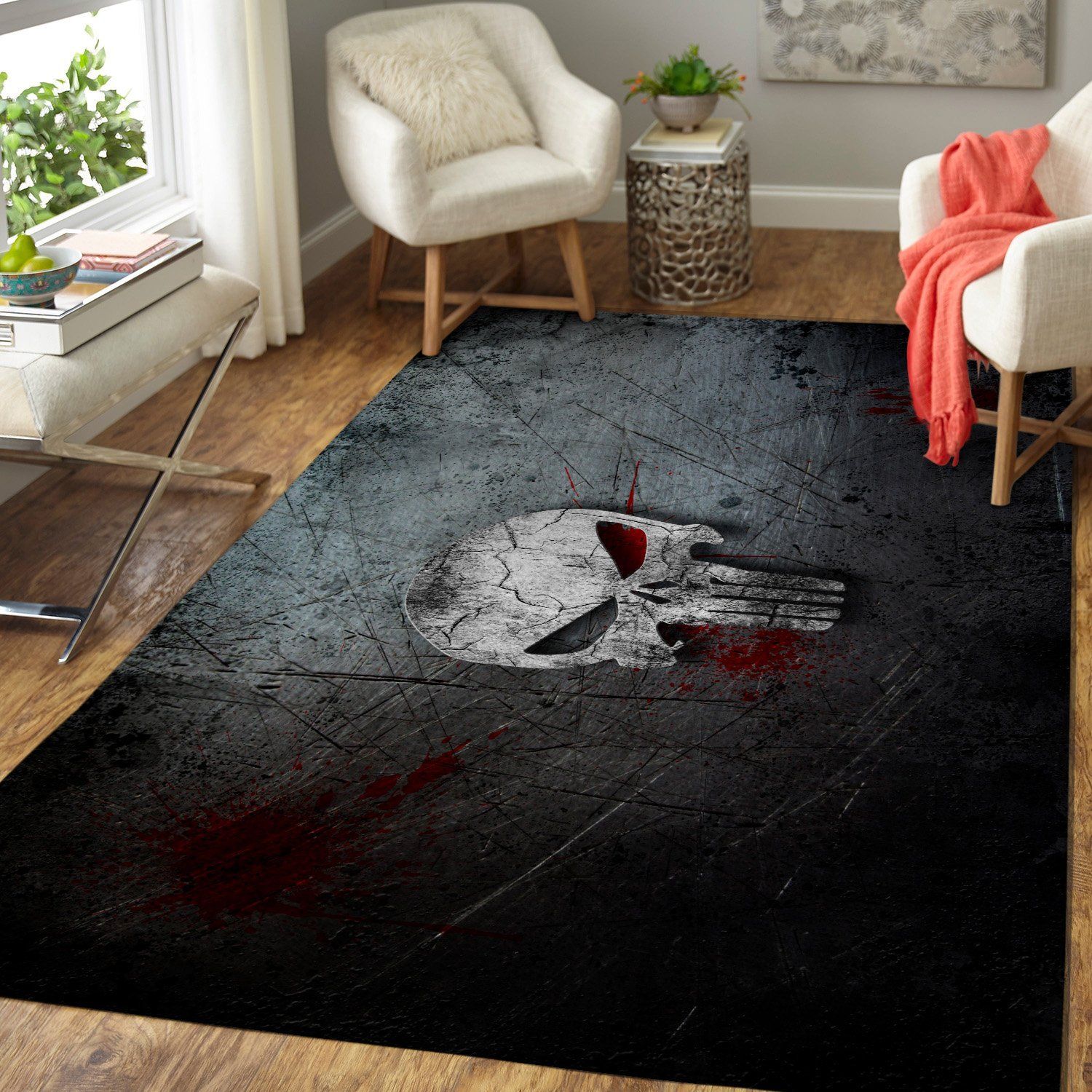 Punisher Area Rug / Movie Floor YB92529 Rug Carpet