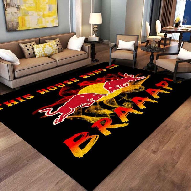 Red Bull Area Rug Carpet