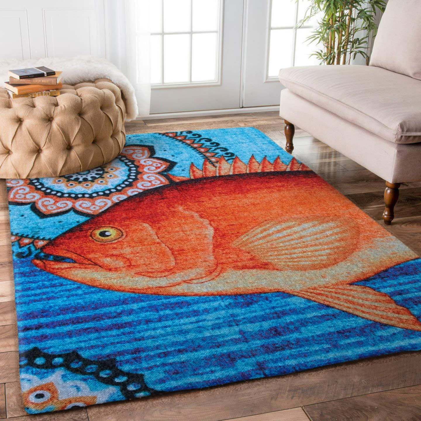 Red Snapper Fish Rug Carpet