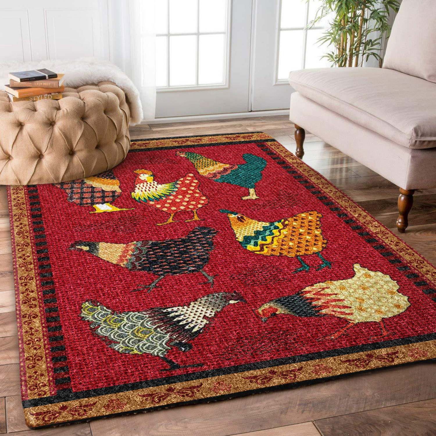 Rooster Rug Carpet