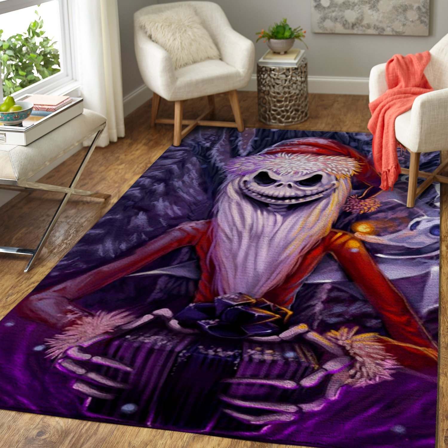 Scary Christmas Santa Jack - The Nightmare Before Christmas Area Rug /  Movie QZ96346 Rug Carpet - Travels in Translation