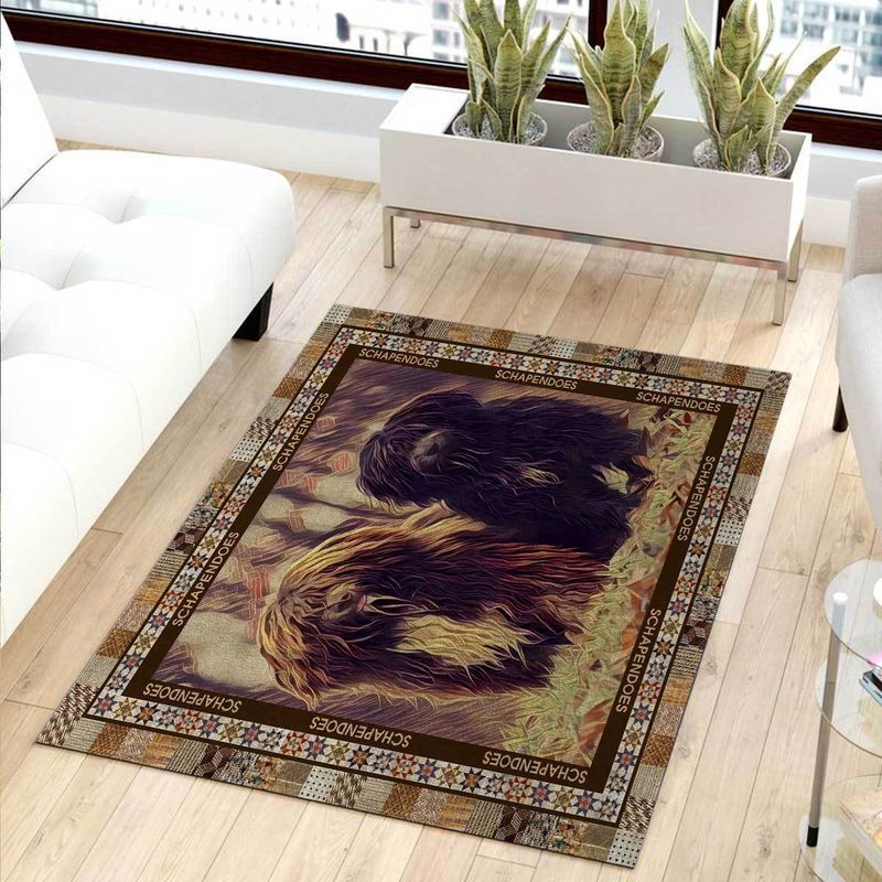 Schapendoes Friend Area Rug Carpet