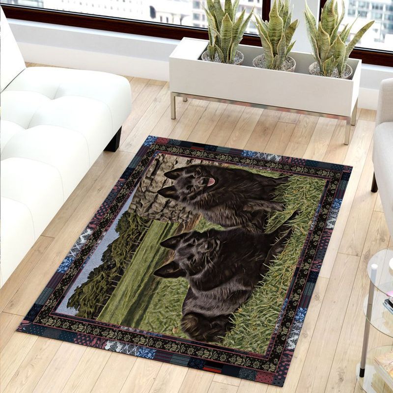 Schipperke Friend Area Rug Carpet