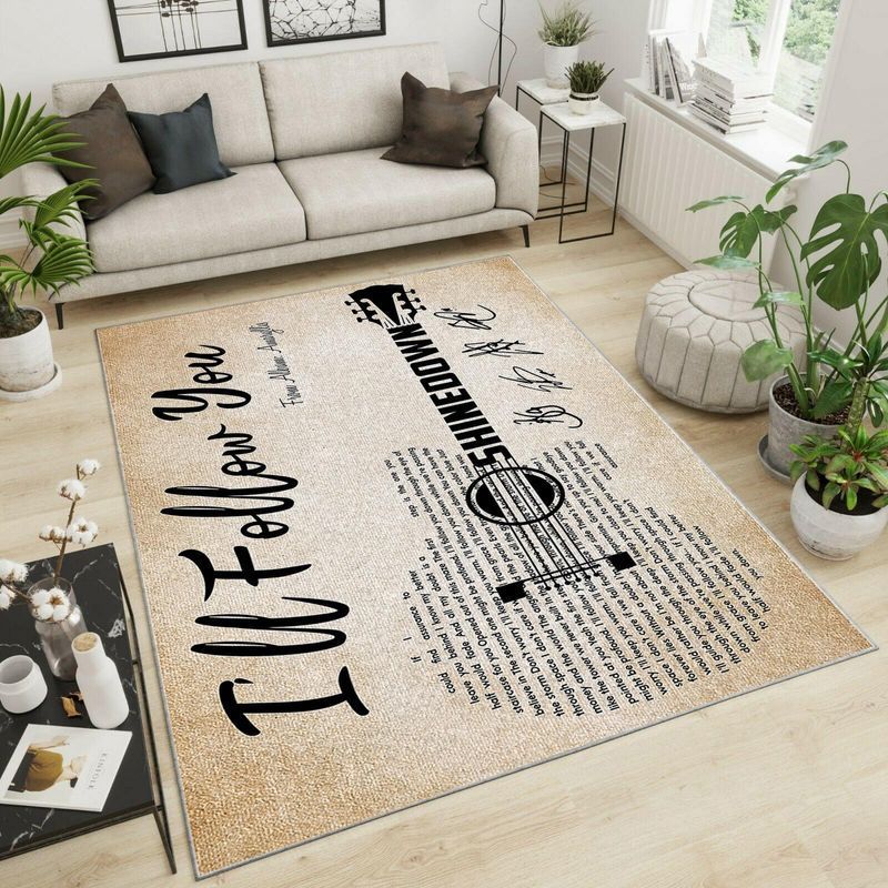 Shinedown Rug Carpet Mat All Over Print