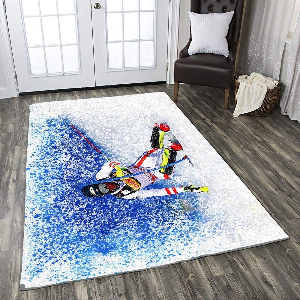 Skiing Rug Carpet