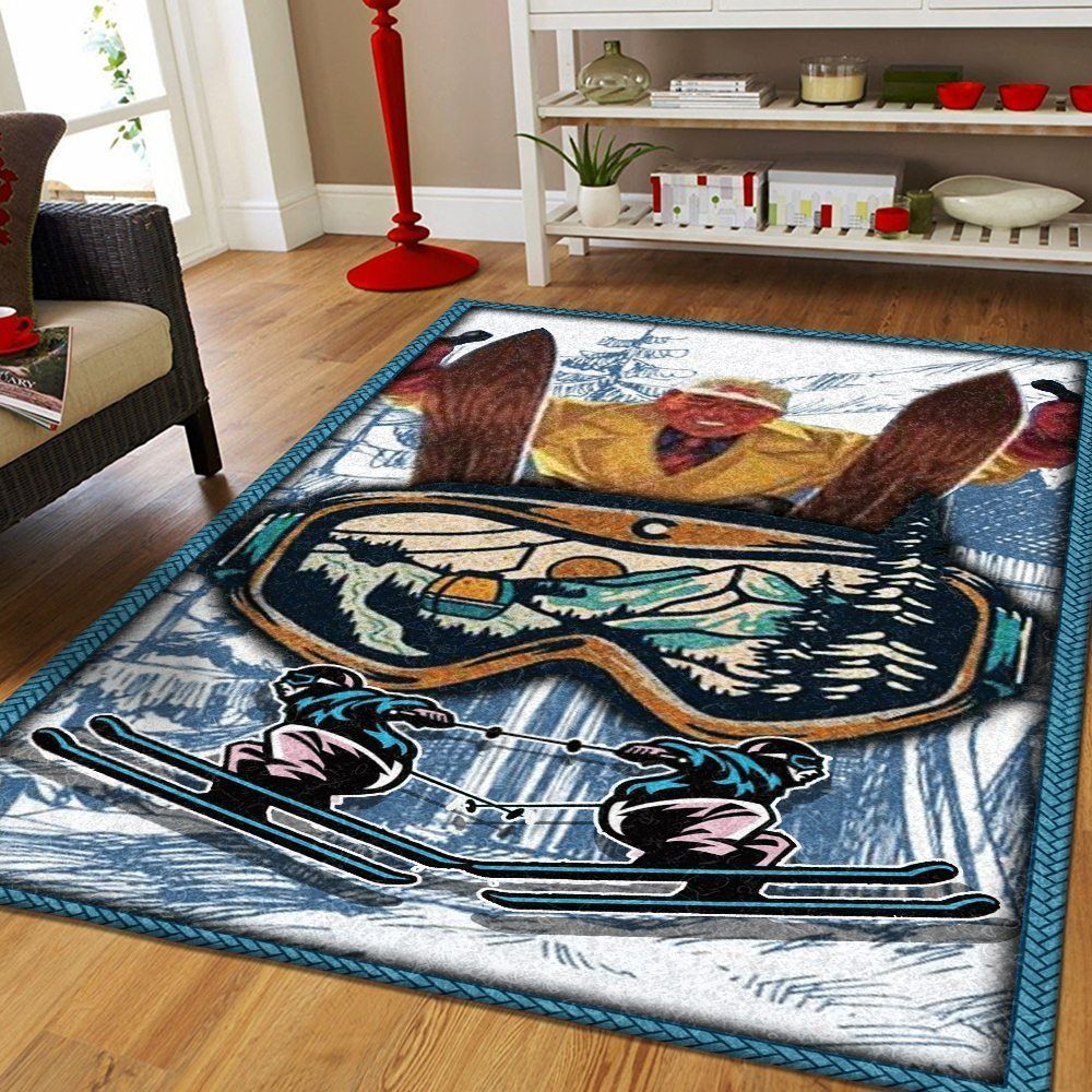 Skiing Rug Carpet