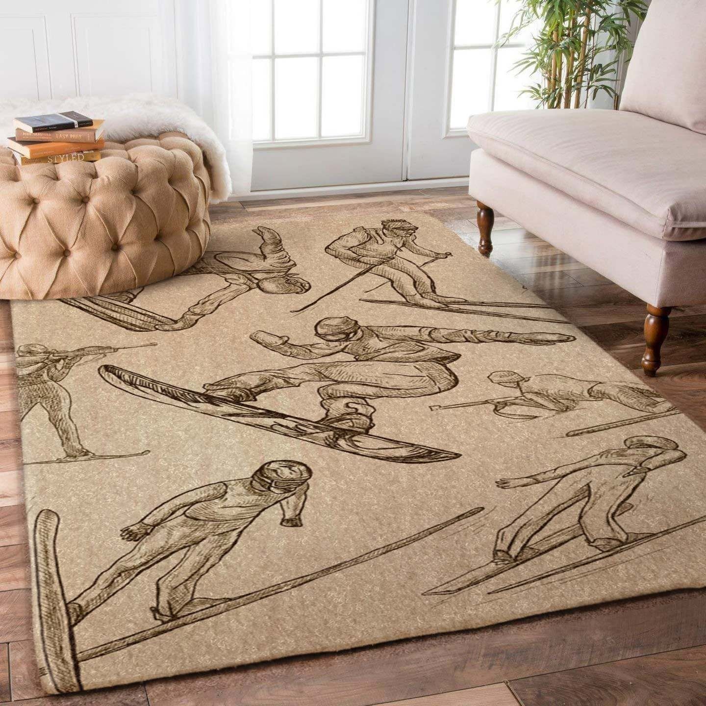 Snowboarding Rug Carpet